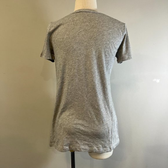 NWOT CASLON Grey Scoop Neck with Pocket Tee (XS) - Picture 5 of 8